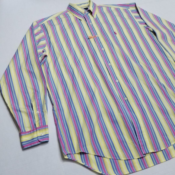 Ralph Lauren Blake multi color button down - Picture 3 of 8